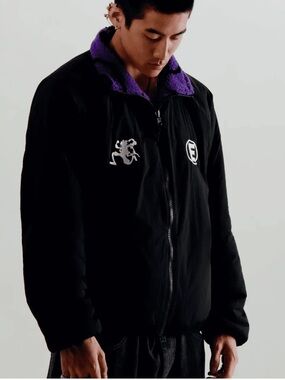 Unisex Reversible Gomu Gomu Sherpa Jacket